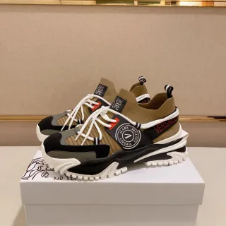 Versace Chain Reaction Olive Black White मोटी सोल वाली स्नीकर