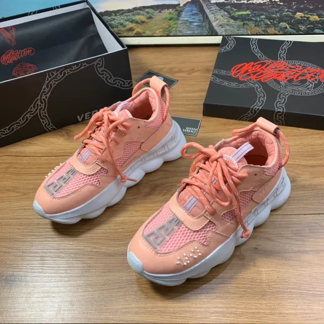 Versace Chain Reaction Peach Pink Lifestyle স্নিকার্স 2