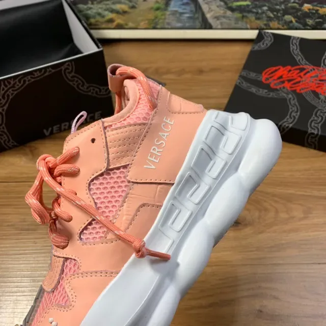 Versace Chain Reaction Peach Pink Lifestyle স্নিকার্স 4