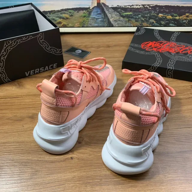 Versace Chain Reaction Peach Pink Lifestyle স্নিকার্স 6