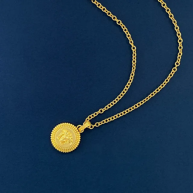 Versace ذهبي Medusa Head Motif قلادة 2