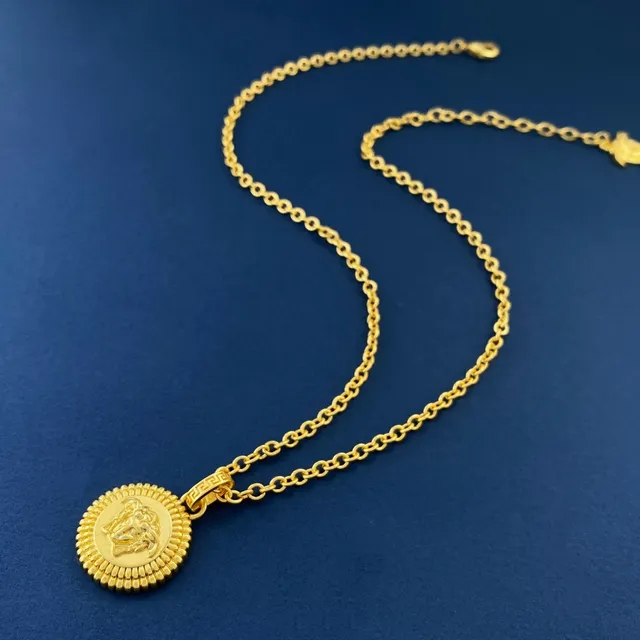 Versace ذهبي Medusa Head Motif قلادة 3