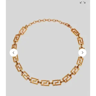 Versace Greca Odissea সোনালি গ্রিক চেইন হার