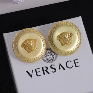 Versace Greca Odissea Boucles d'oreilles Médusa doré