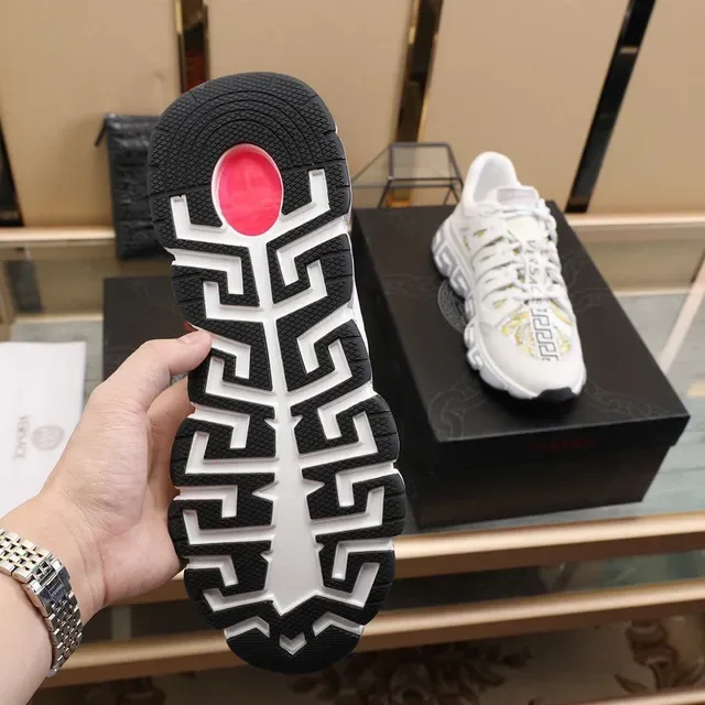 Versace Multicolor Greca Key Motif Zapatillas Lifestyle Esculpidas Suela Chunky 18