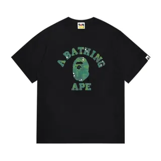 تيشيرت A Bathing Ape ABC Camo جرافيك أسود
