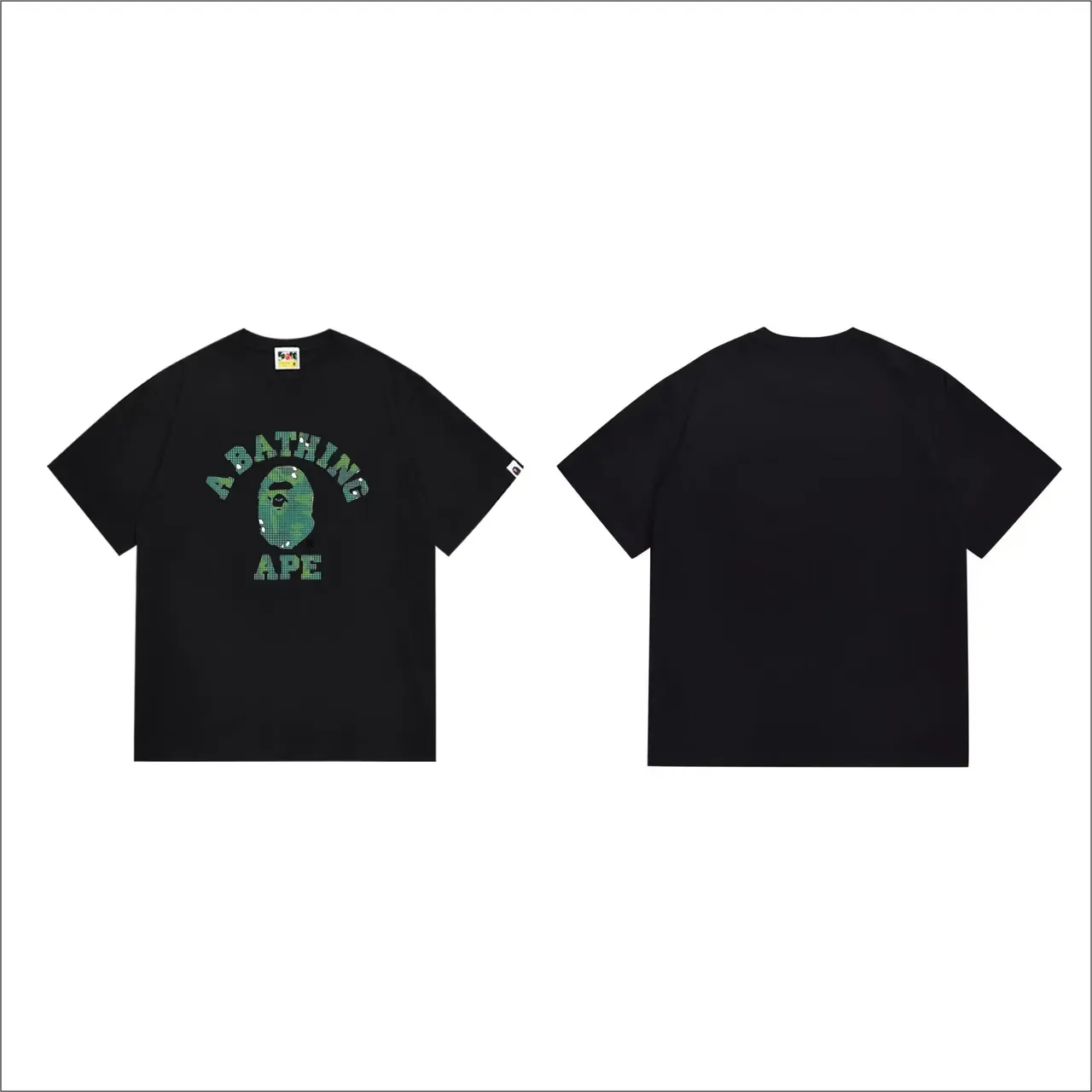 A Bathing Ape ABC Camo Graphic Black T-Shirt 5
