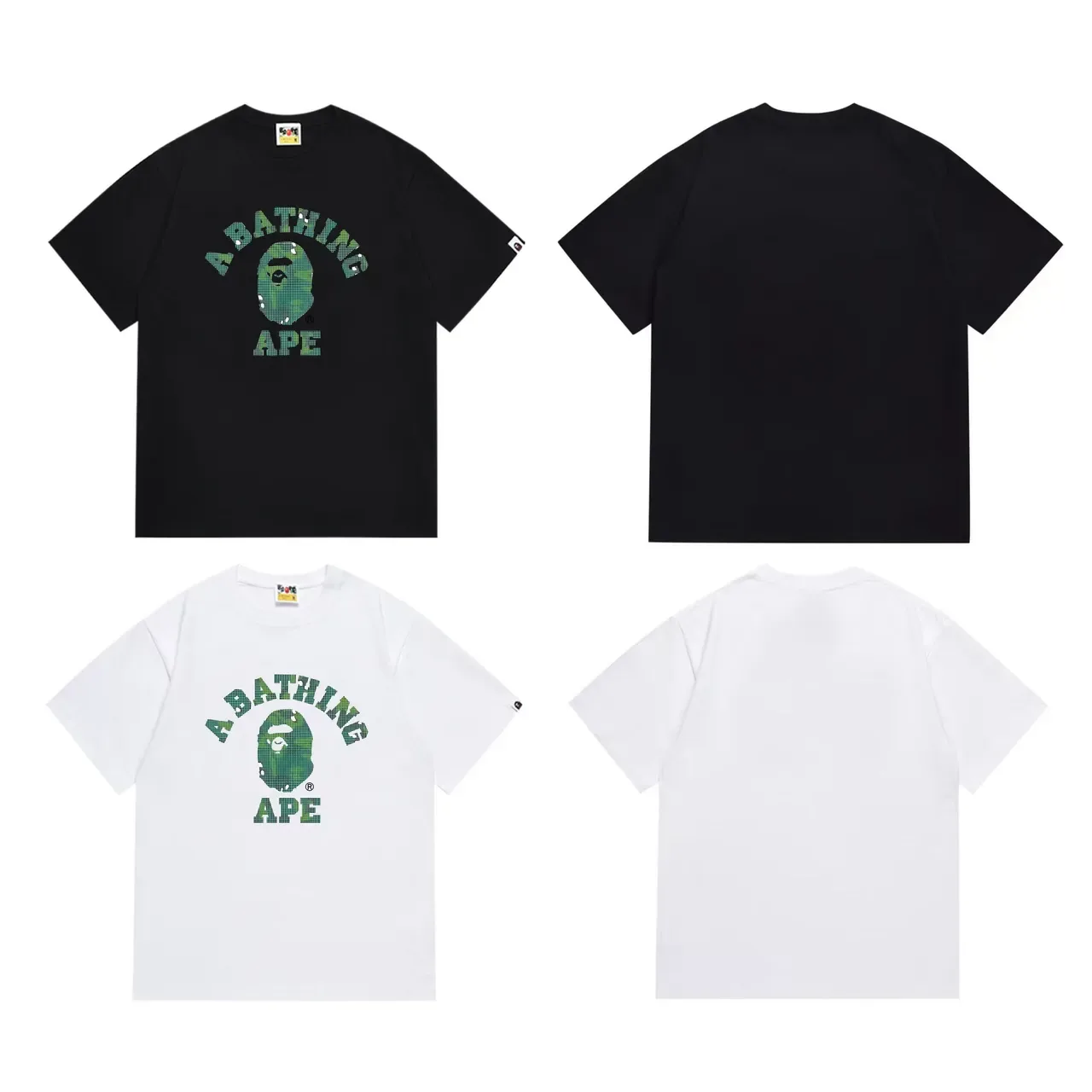 A Bathing Ape ABC Camo Graphic Black T-Shirt 6