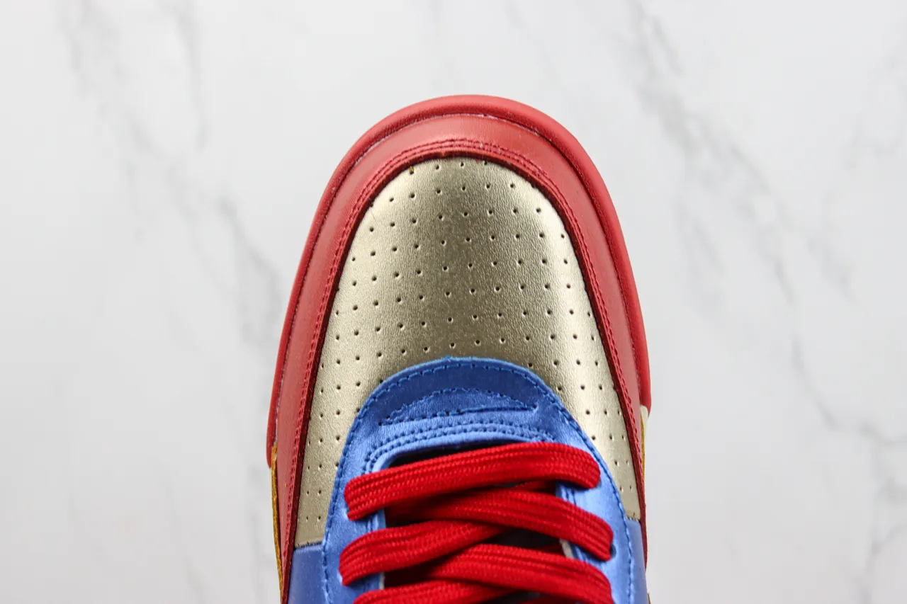 A Bathing Ape BAPE STA Star حذاء أسلوب حياة أزرق برق أحمر ذهبي 6