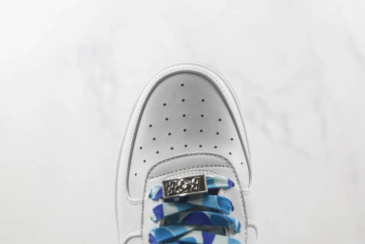 A Bathing Ape BAPE STA White Blue Purple ABC Camo Shark Lifestyle Sneakers 6