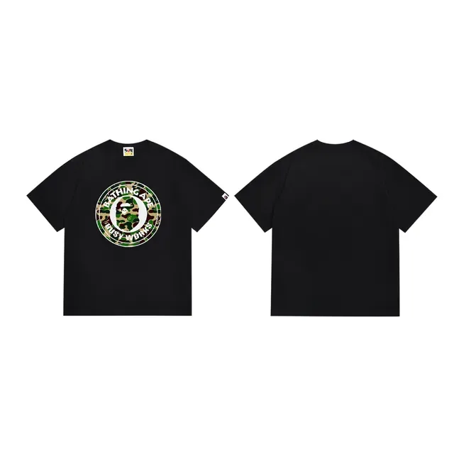 A Bathing Ape 黑粉印花圆领T恤 3