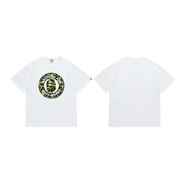 A Bathing Ape 黑粉印花圆领T恤 4