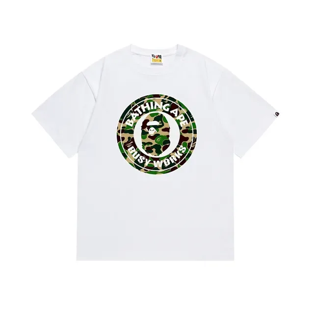 A Bathing Ape 黑粉印花圆领T恤 5