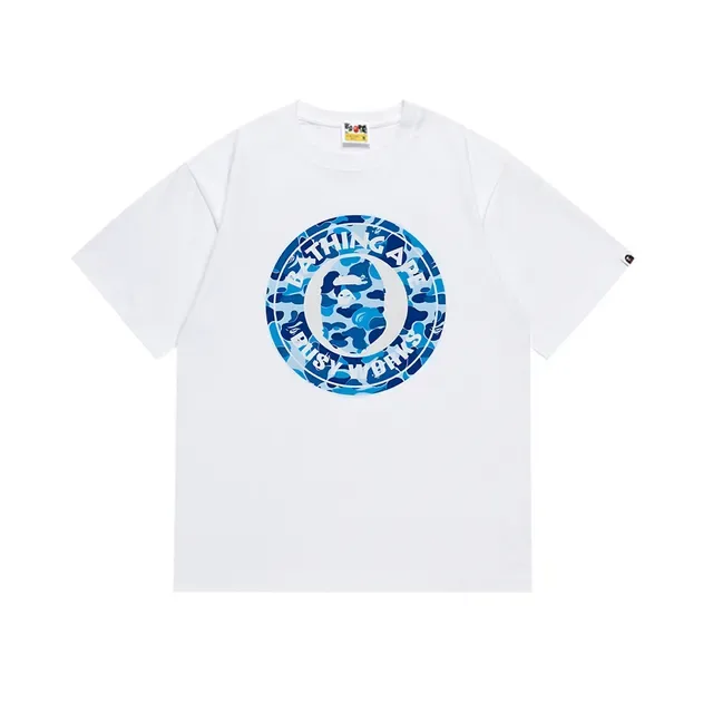 A Bathing Ape 黑粉印花圆领T恤 10