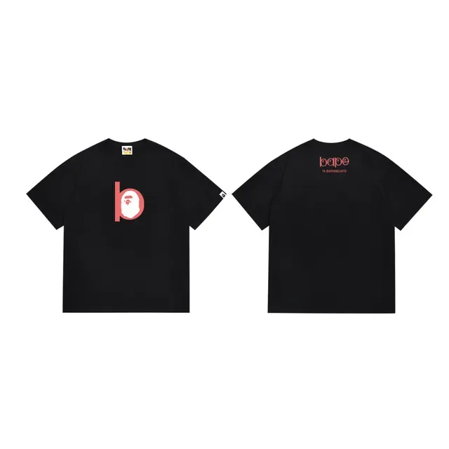 A Bathing Ape Graphic 'b' Ape Head Black T-Shirt 3