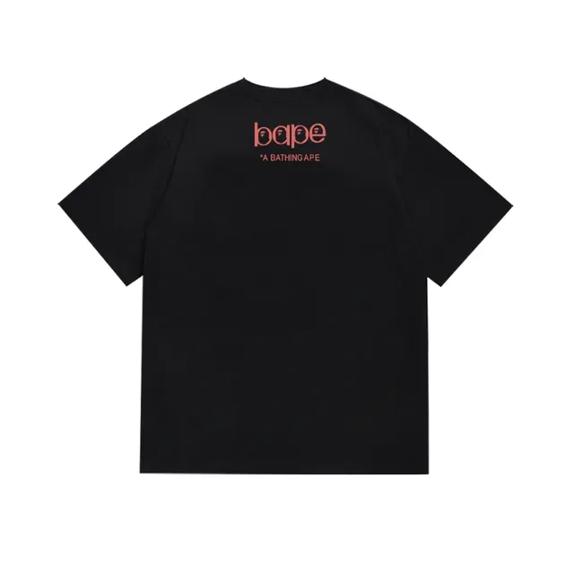 A Bathing Ape Graphic 'b' Ape Head Black T-Shirt 5