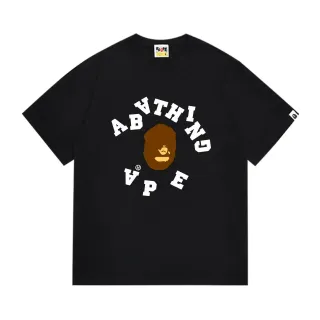 A Bathing Ape Graphic-Print Black T-Shirt