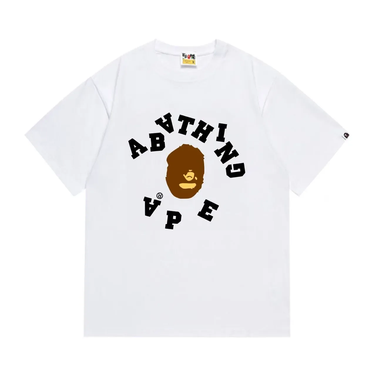 A Bathing Ape 黑色图案印花T恤 3