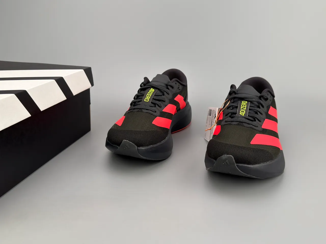Adidas Adizero Evo SL Black Red Running Shoes 5