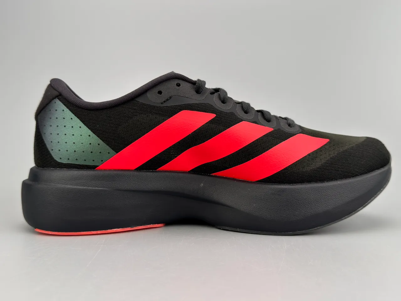 Adidas Adizero Evo SL Black Red Running Shoes 10