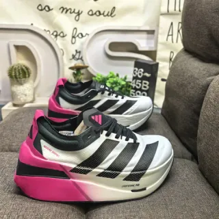 Adidas Adizero Lightstrike Pro White Black Pink tênis para correr