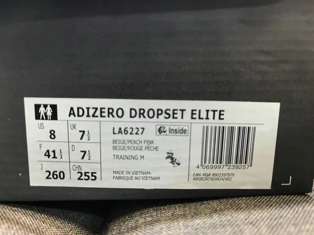Adidas Adizero Lightstrike Pro White Black Pink दौड़ जूते 2