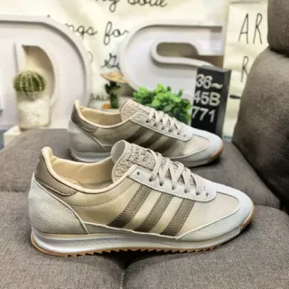Adidas Beige Brown Retro Runner Suede-and-Textile Upper Lifestyle Sneakers — Adidas catalogue photo from WWTop Yupoo
