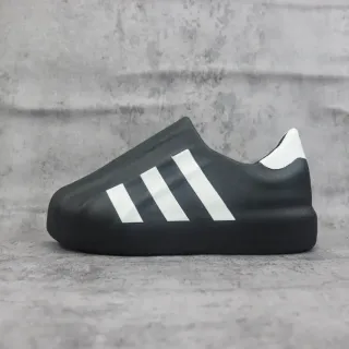 Adidas Black White Slip-On Molded Sole Sneakers