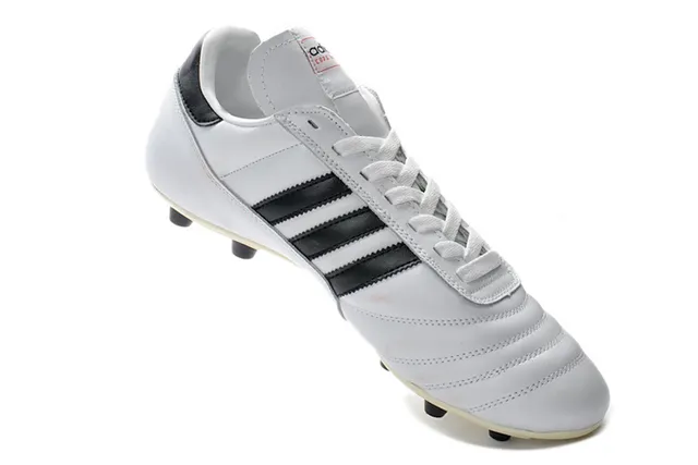 Adidas Copa Mundial blanco negro dorado Firm-Ground zapatos de fútbol 9