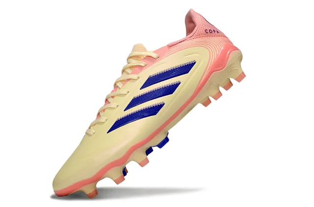 Adidas Copa Pure गोलापি ও ক্রিম ফার্ম গ্রাউন্ড ফুটবল জুতো 3