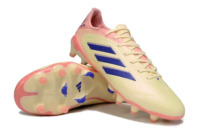 Adidas Copa Pure गोलापি ও ক্রিম ফার্ম গ্রাউন্ড ফুটবল জুতো 4