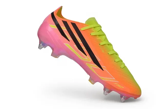 Adidas F50 Hyperfast Gradient Neon Orange Lime Green Firm-Ground Soccer Shoes 2