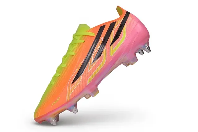 Adidas F50 Hyperfast Gradient Neon Orange Lime Green Firm-Ground Soccer Shoes 3