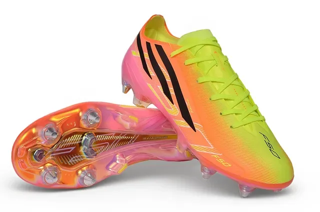Adidas F50 Hyperfast Gradient Neon Orange Lime Green Firm-Ground Soccer Shoes 4