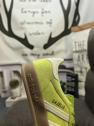 Adidas Gazelle Verde Lima Camurça Tênis Lifestyle 3