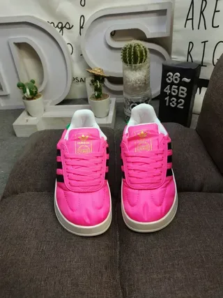 Adidas Gazelle Sneakers lifestyle rose noir vert 10