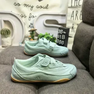 Adidas بدون لاس حزام مزدوج أخضر نعناع أحذية لايف ستايل