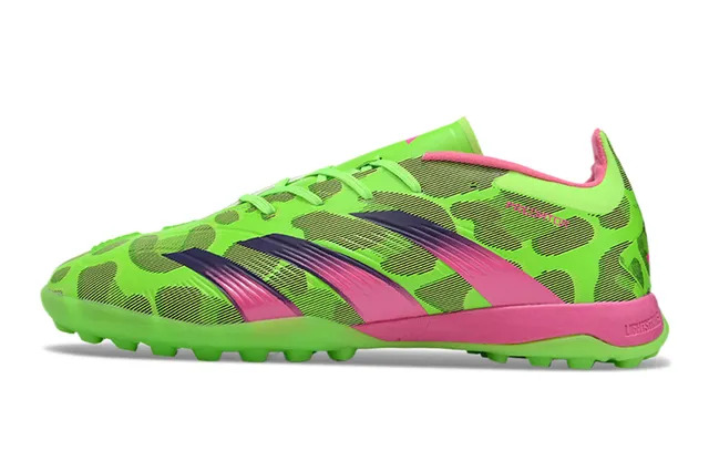 Adidas Predator সবুজ গোলাপি নিওন ক্যামো উপরের মিডসোল অ্যাকসেন্ট টার্ফ সকার জুতো 7