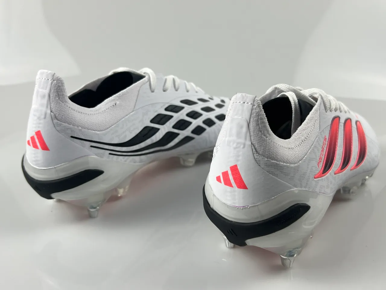 Adidas Predator Nanostrike White Pink Black Firm-Ground Soccer Shoes 3