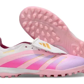 Adidas Predator Pink Lavender Gradient Turf Soccer Shoes