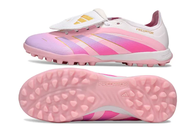 Adidas Predator Pink Lavender Gradient Turf Soccer Shoes 7