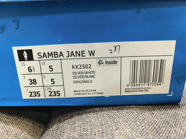 Adidas Samba Mary Jane Chaussures Rose Gold Métallique 12