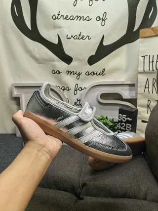 Adidas Samba Mary Jane Chaussures Rose Gold Métallique 15