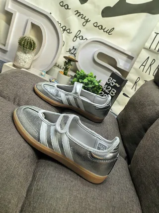 Adidas Samba Mary Jane Chaussures Rose Gold Métallique 17