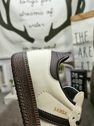 Adidas Samba Off-White y Negro Lifestyle Zapatillas 3