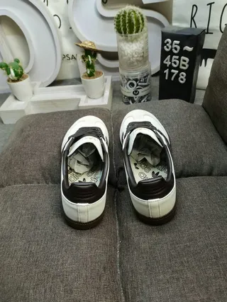 Adidas Samba Off-White y Negro Lifestyle Zapatillas 8