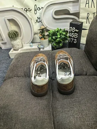 Adidas Samba OG Marrón y Crema zapatillas lifestyle 8
