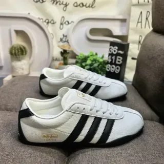 Adidas Samba Tokyo White Black Gold أسلوب الحياة حذاء رياضي