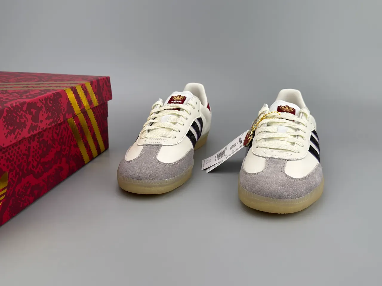 Adidas Samba Lifestyle Sneakers Blancas Negras Grises Burdeos 3