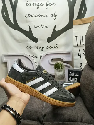 Adidas Spezial ডার্ক গ্রে স্যুড লাইফস্টাইল স্নিকার 5